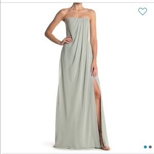 Jenny Yoo‎ Collection NWT Raquel Dress in Morning Mist Luxe Chiffon- Size 16